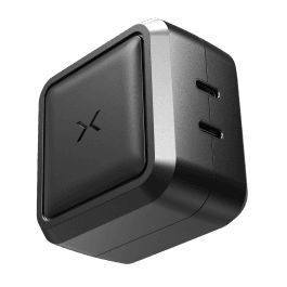 65W 2-Port USB-C Charger w/ GaN Fast Charging