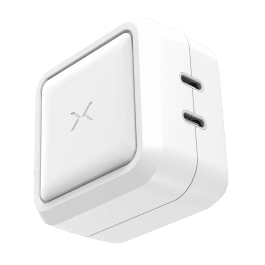 65W 2-Port USB-C Charger w/ GaN Fast Charging